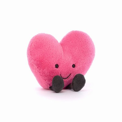 Jellycat Hot Pink Heart | OSBE-37901